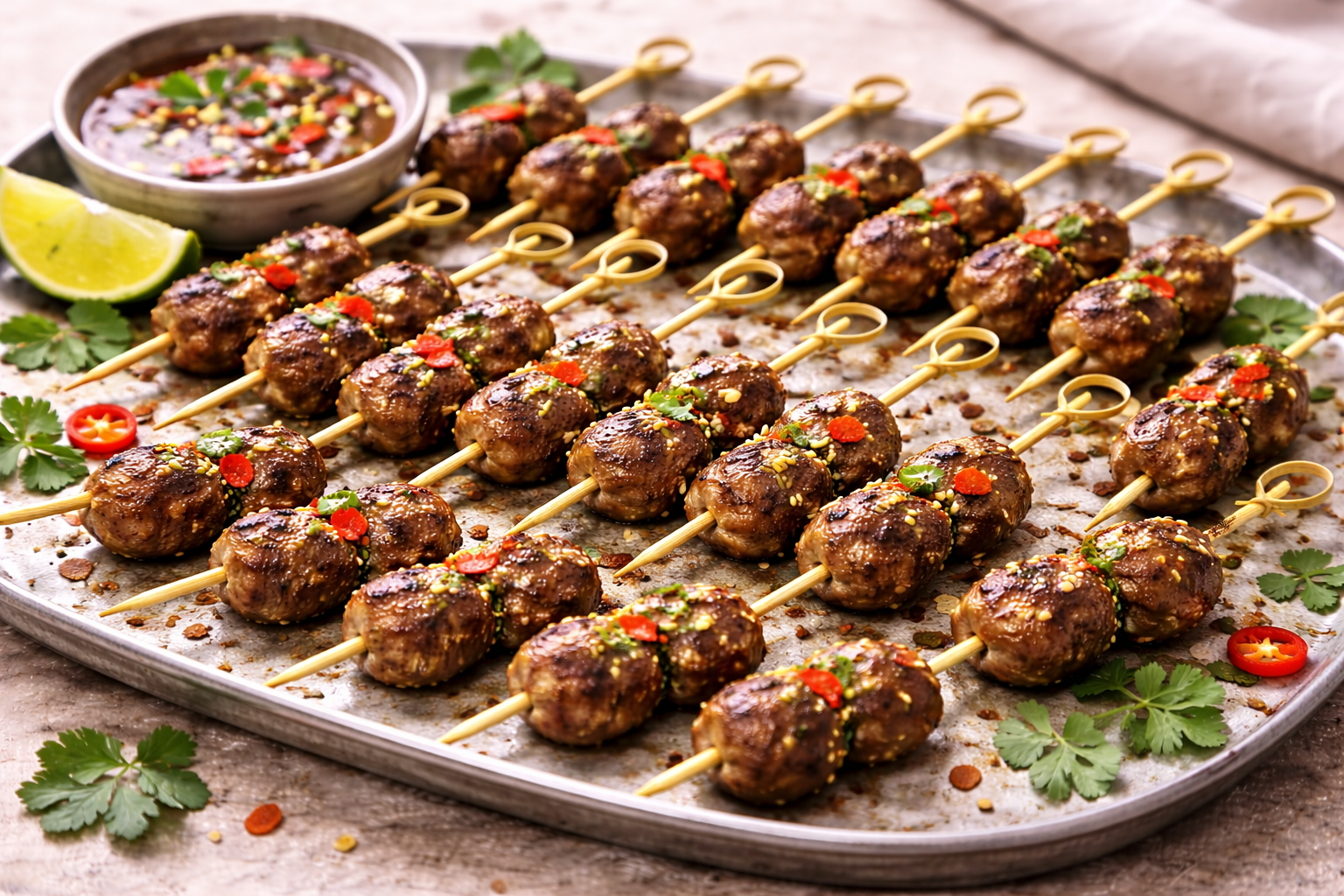 Thai-Spiced Beef Balls